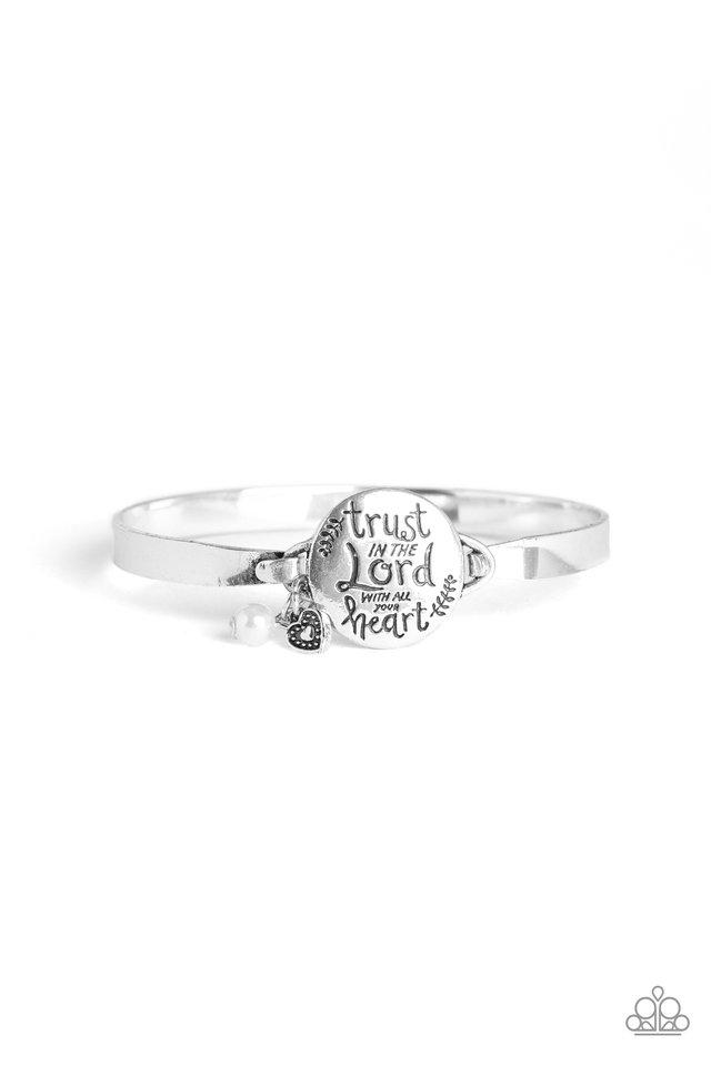 Pulsera Paparazzi ~ Total Trust - Blanco