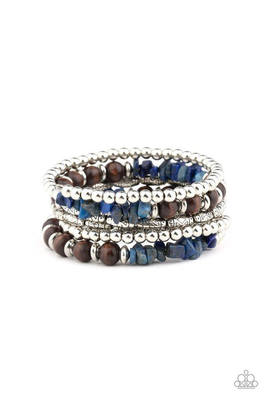 Paparazzi Bracelet ~ Soul Searchin - Blue