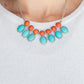 Environmental Impact - Blue - Paparazzi Necklace Image