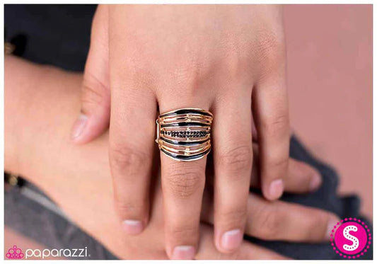 Anillo Paparazzi ~ La vida en el carril del glamour - Negro