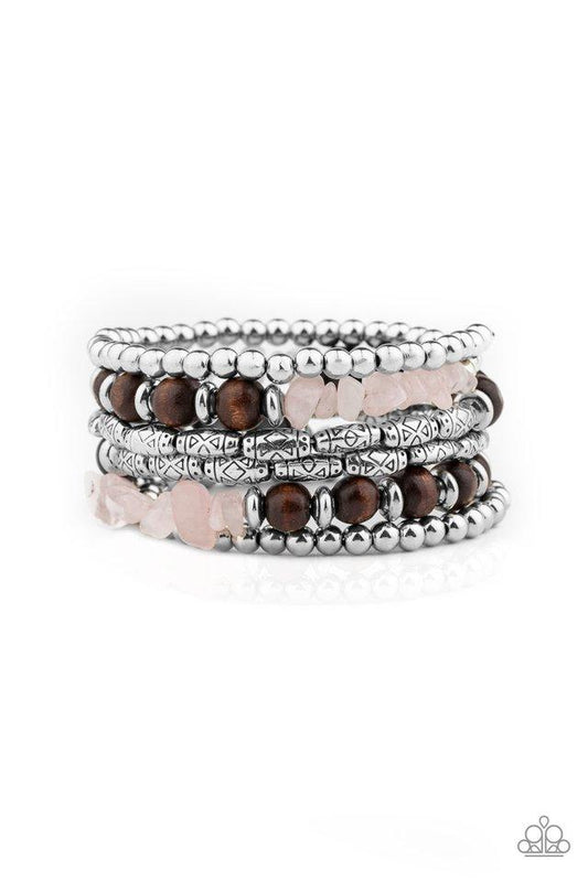 Paparazzi Bracelet ~ Soul Searchin - Pink