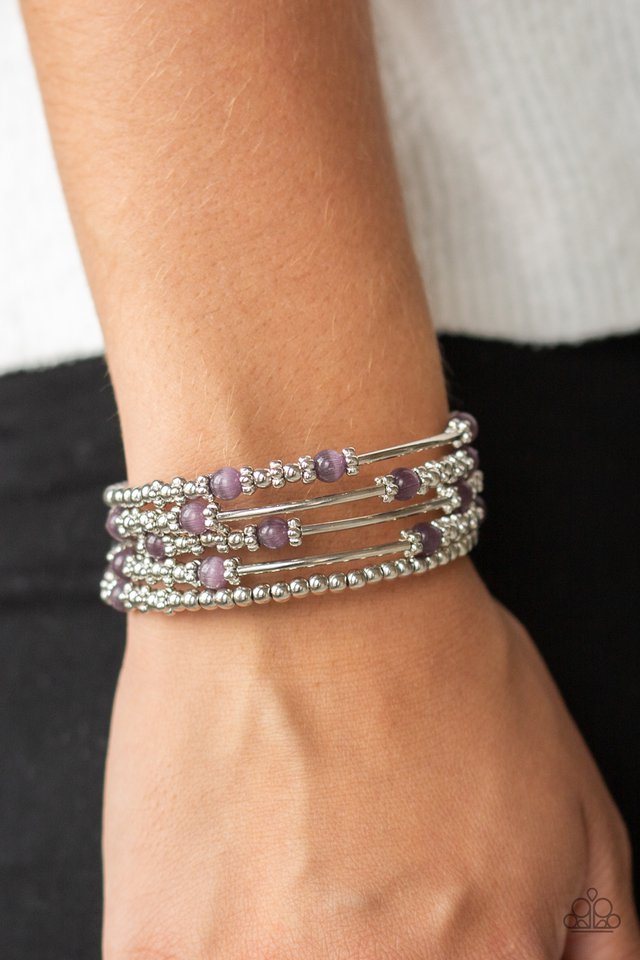 Colorful Charisma - Purple - Paparazzi Bracelet Image