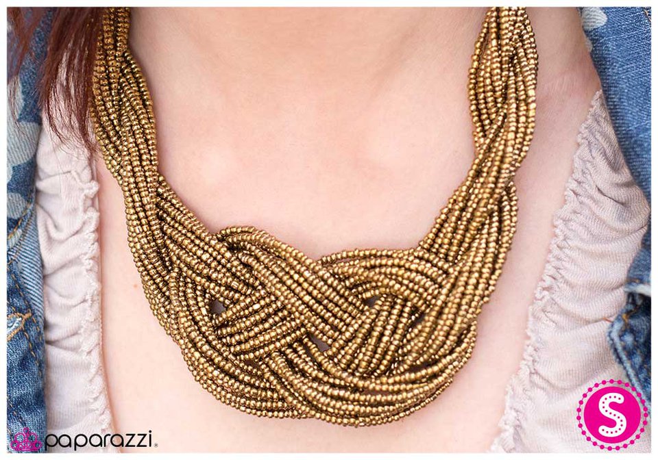 Paparazzi Necklace ~ A Standing Ovation - Brass