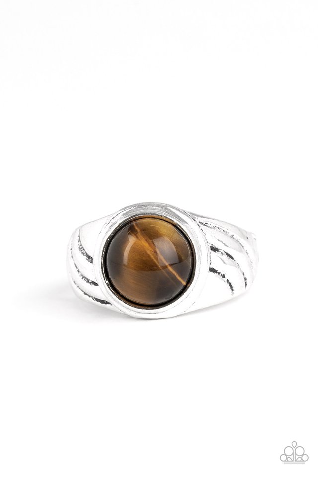 Play It Cool - Brown - Paparazzi Ring Image