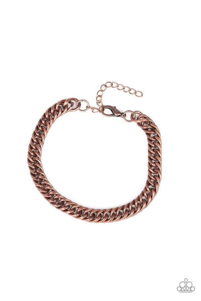 Next Man Up - Copper - Paparazzi Bracelet Image