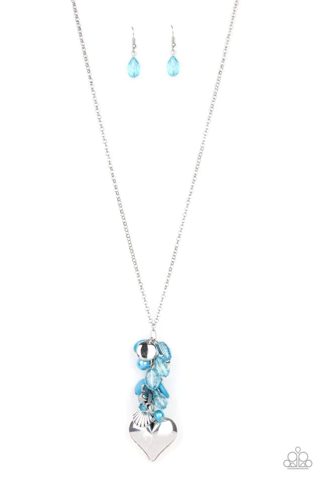 Paparazzi Necklace ~ Beach Buzz - Blue