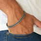 One-Two Knockout - Black - Paparazzi Bracelet Image