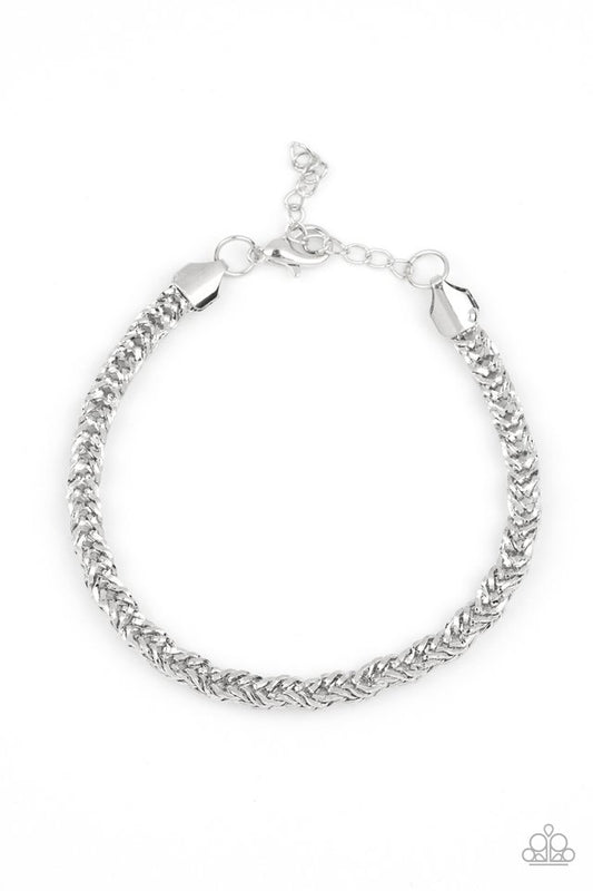 Fighting Chance - Silver - Paparazzi Bracelet Image