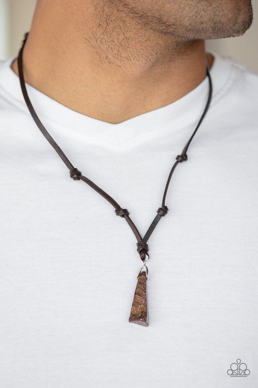 Magnetism - Copper - Paparazzi Necklace Image
