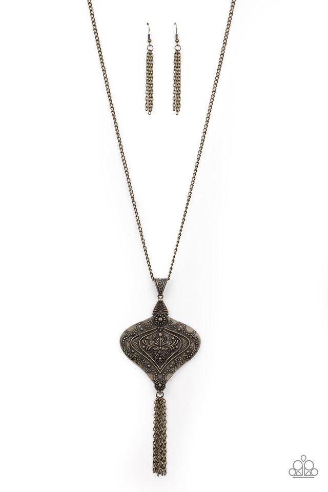 Rural Remedy - Brass - Paparazzi Necklace Image