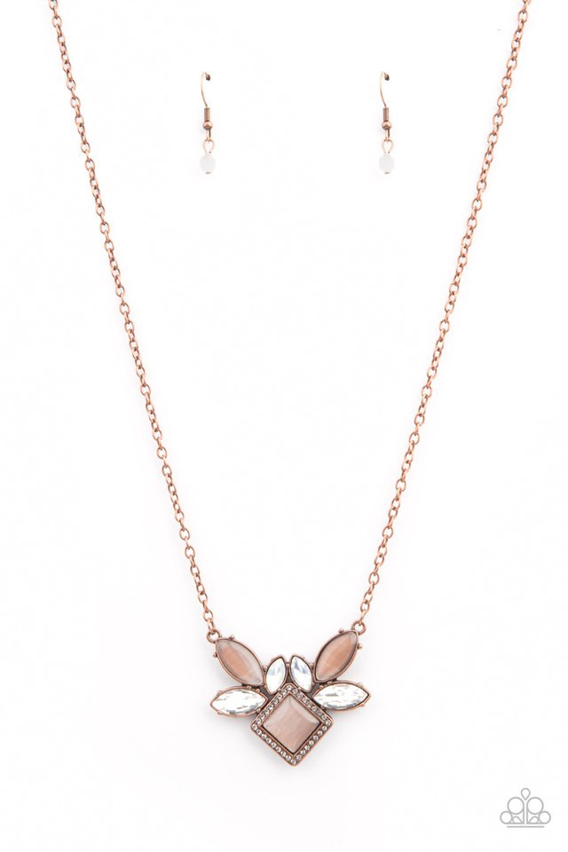 Amulet Avenue - Copper - Paparazzi Necklace Image
