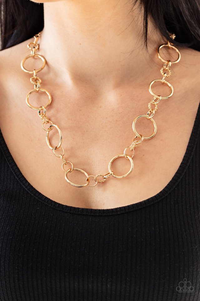 Classic Combo - Gold - Paparazzi Necklace Image
