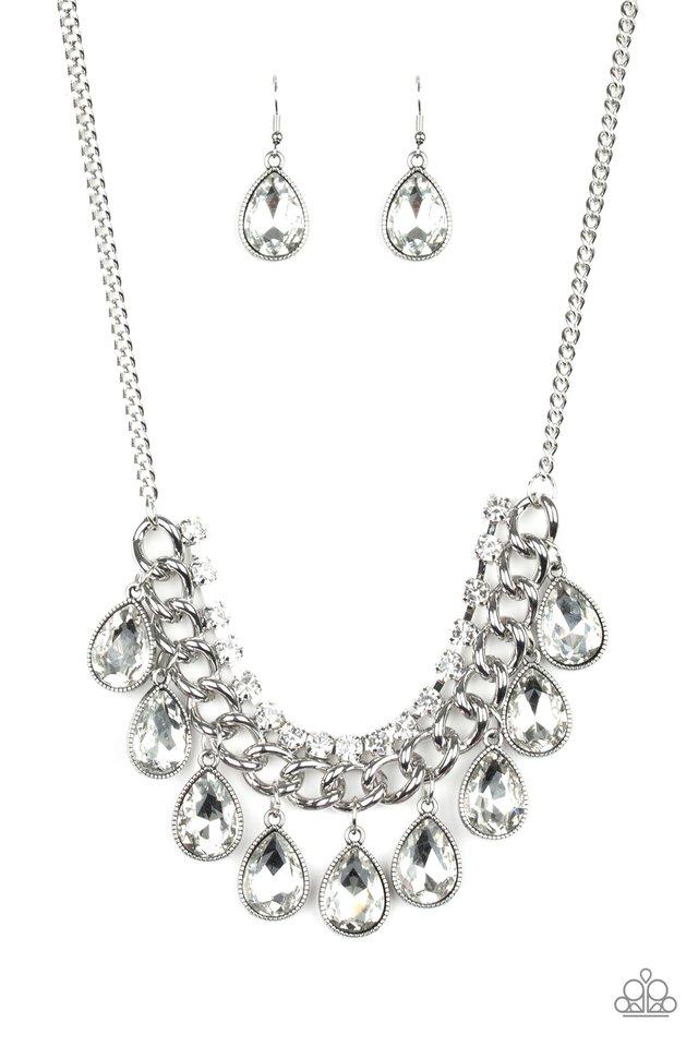 Paparazzi Necklace ~ All Toget-HEIR Now - White