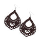 If You WOOD Be So Kind - Brown - Paparazzi Earring Image