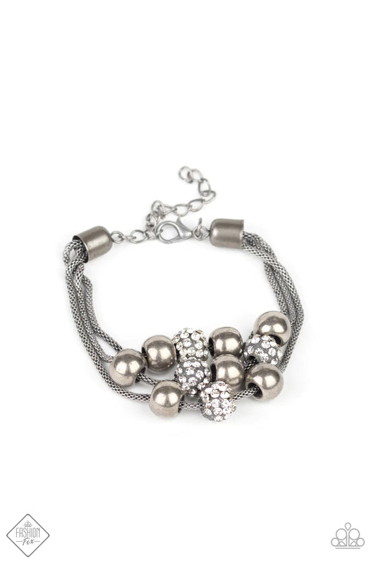 Paparazzi Bracelet ~ Industrial Integration  - White