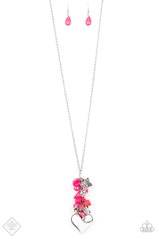 Paparazzi Necklace ~ Beach Buzz - Pink