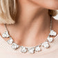 Paparazzi Necklace ~ BLING to Attention - White - Fashion Fix Sept 2020