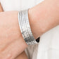 Paparazzi Bracelet Fashion Fix Aug2020 ~ BAUBLE-Headed - Silver