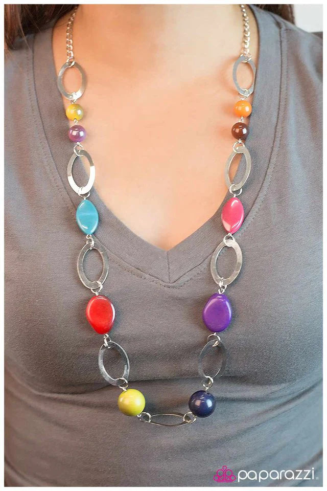 Collar Paparazzi ~ Estrella de rock - Multicolor