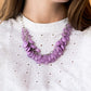 Paparazzi Necklace ~ Colorfully Clustered - Purple