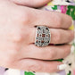 Paparazzi Ring ~ Crazy About Daisies - Silver - Fashion Fix Aug2020
