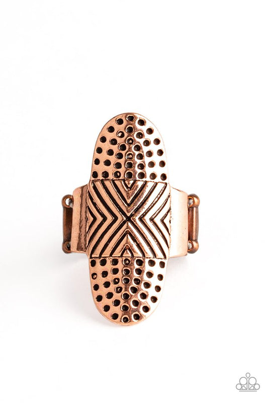 Guru Grunge - Copper - Paparazzi Ring Image