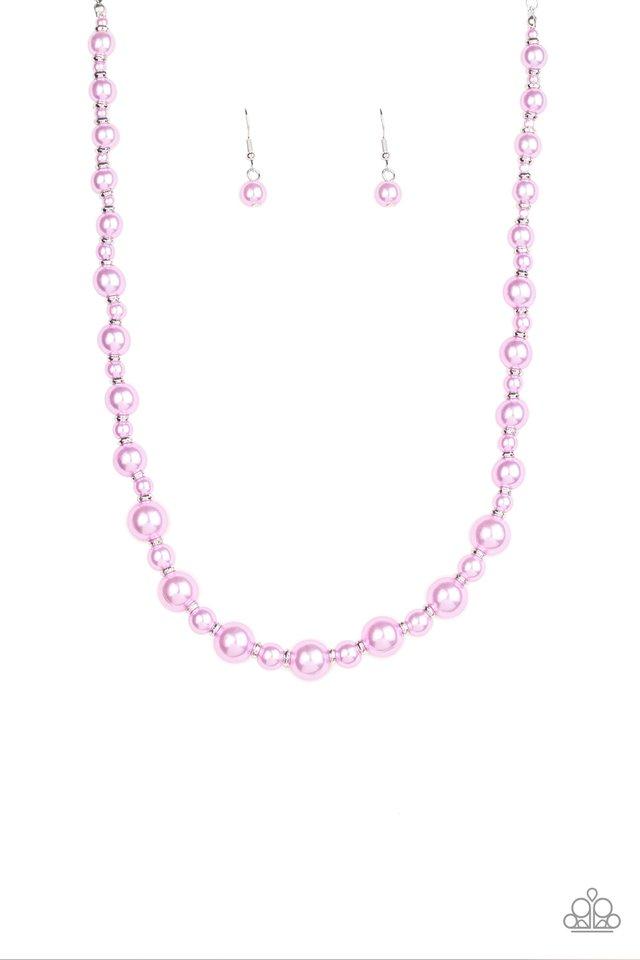 Paparazzi Necklace ~ Pearl Heirloom - Purple