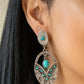 Terra Tribute - Blue - Paparazzi Earring Image