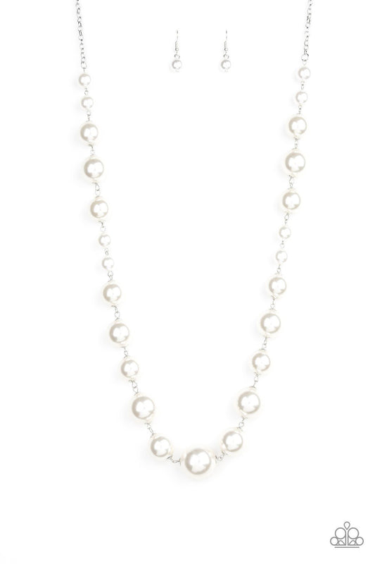 Paparazzi Necklace ~ Pearl Prodigy - White