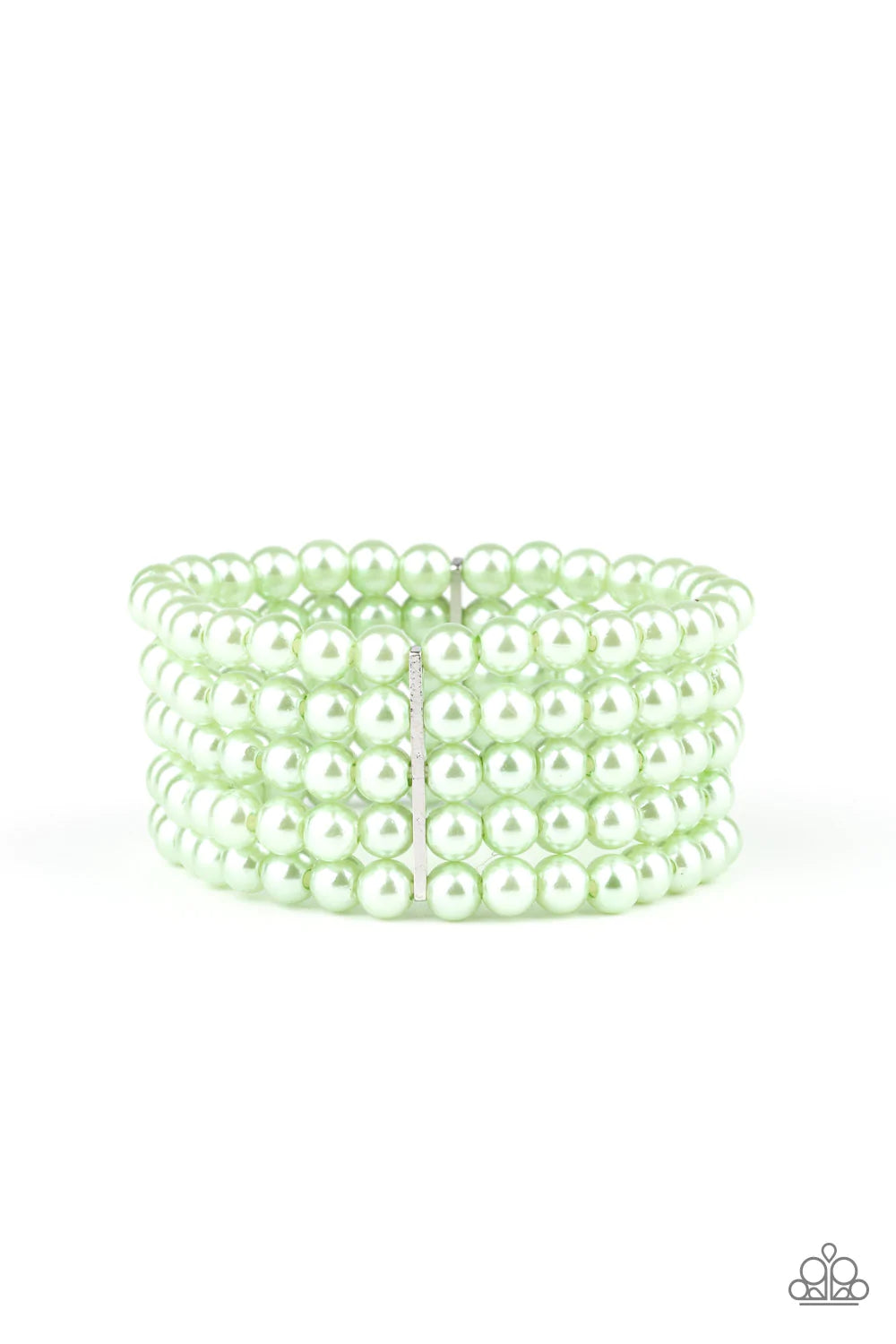 Paparazzi Bracelet ~ Pearl Bliss - Green