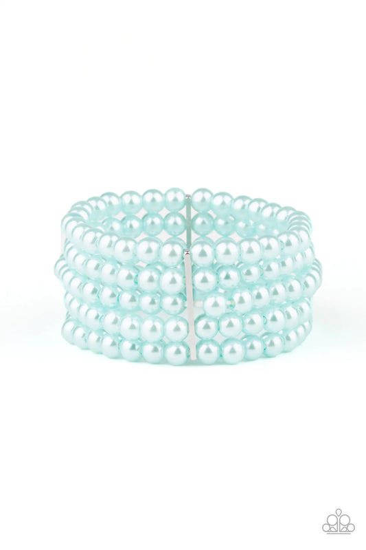 Paparazzi Bracelet ~ Pearl Bliss - Blue