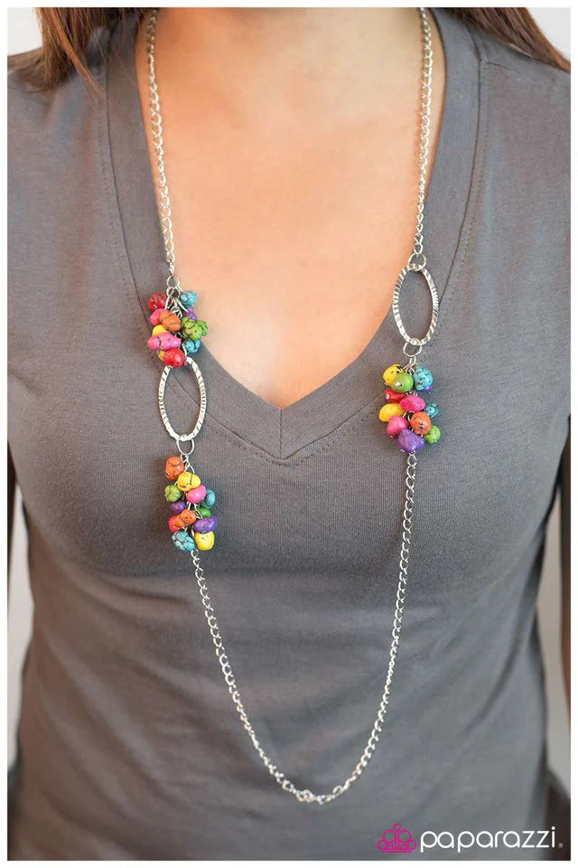 Collar Paparazzi ~ Embers of Elegance - Multicolor