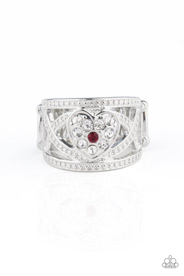 Paparazzi Ring ~ Sweetly Sweetheart - Red