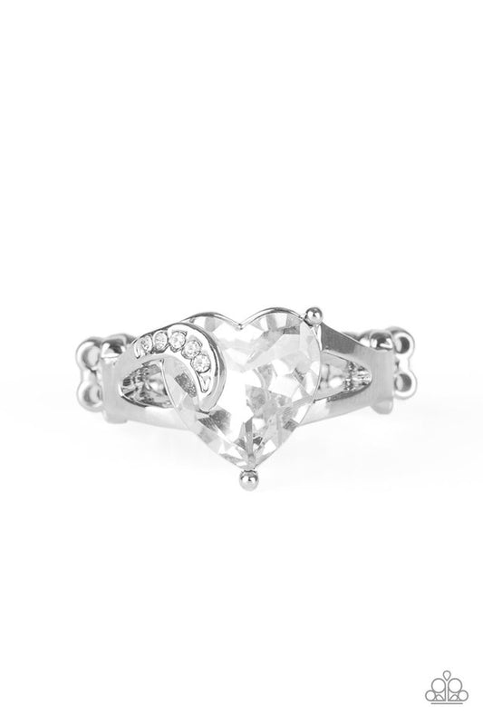 Romantic Reverie - White - Paparazzi Ring Image