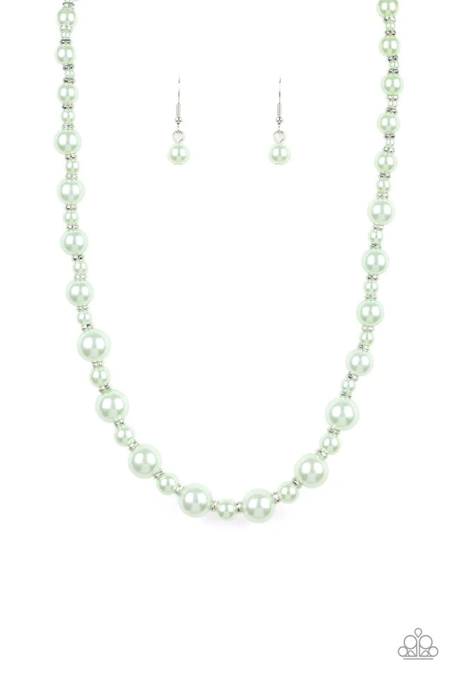 Collar Paparazzi ~ Perla Heirloom - Verde