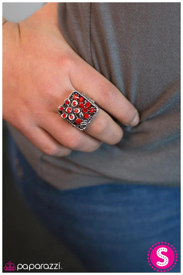 Paparazzi Ring ~ Scarlet Fever - Red