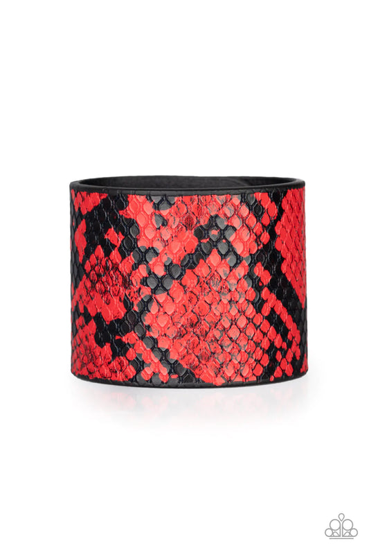 Pulsera Paparazzi ~ El resto es HISS-tory - Rojo