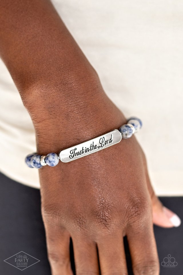 Keep The Trust - Blue - Paparazzi Bracelet Image