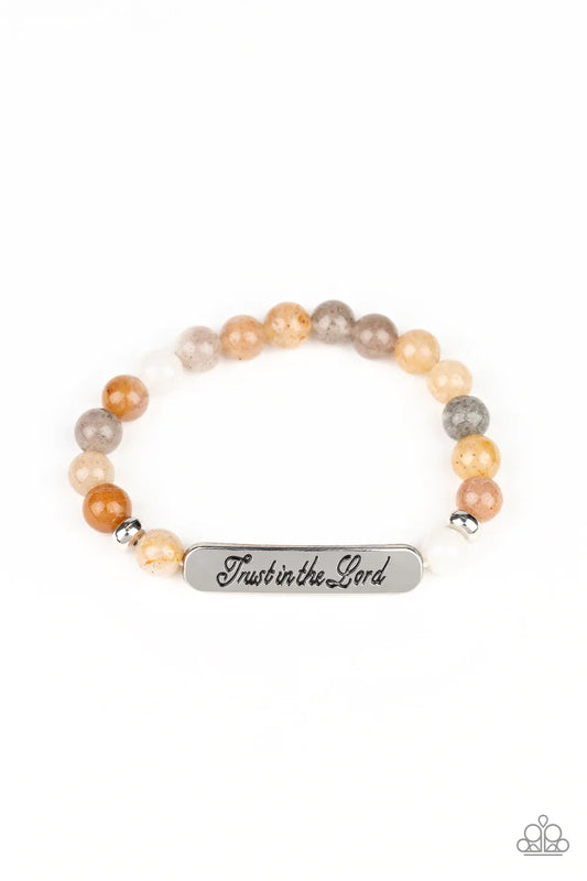 Paparazzi Bracelet ~ Keep The Trust - Brown