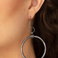 Total Focus - Black - Paparazzi Earring Image