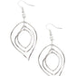 Paparazzi Earring ~ Asymmetrical Allure - Silver