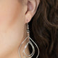 Paparazzi Earring ~ Asymmetrical Allure - Silver