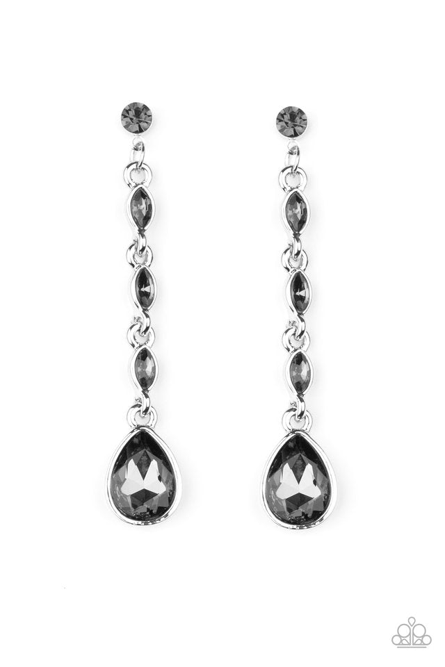Must Love Diamonds - Silver - Paparazzi Earring Image