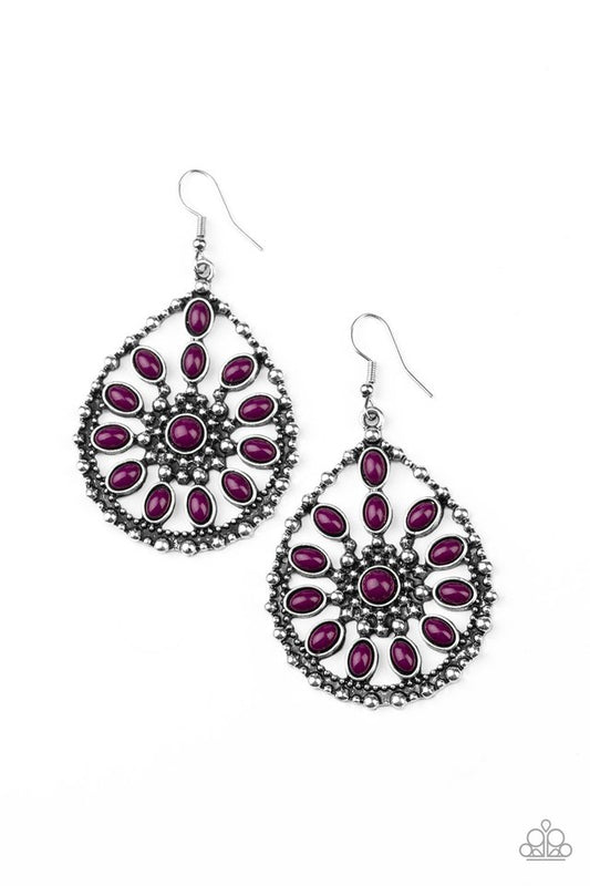 Free To Roam - Purple - Paparazzi Earring Image