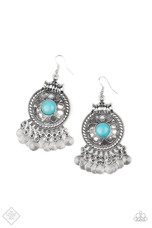 Paparazzi Earring ~ Rural Rhythm - Blue