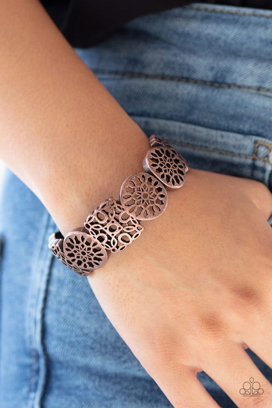 Mandala Mixer - Copper - Paparazzi Bracelet Image