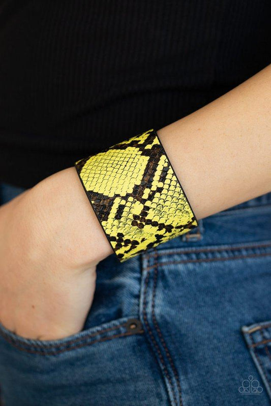 Paparazzi Bracelet ~ The Rest Is HISS-tory - Yellow