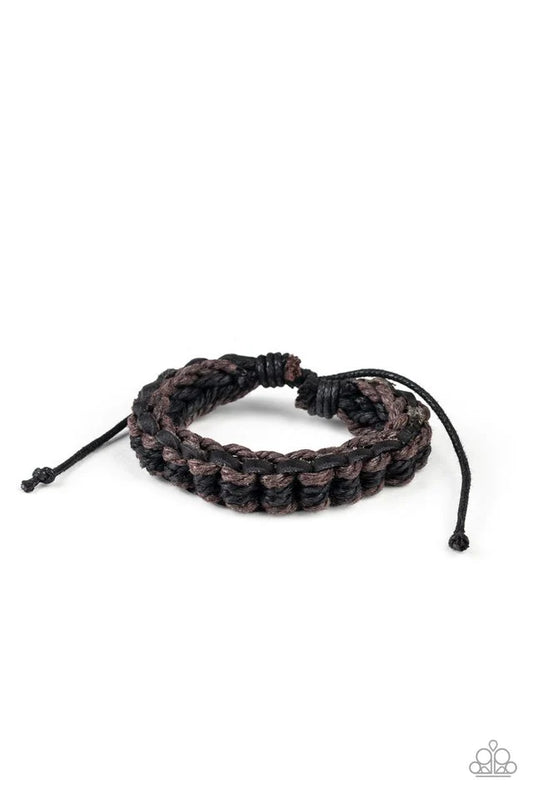 Pulsera Paparazzi ~ WEAVE It To Me - Negra