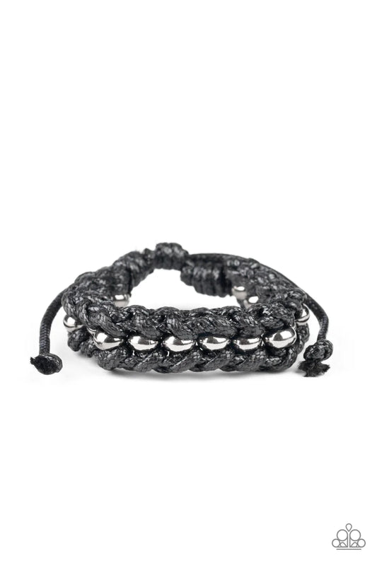 Pulsera Paparazzi ~ Motor Pool - Negro