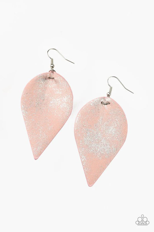 Paparazzi Earring ~ Enchanted Shimmer - Pink